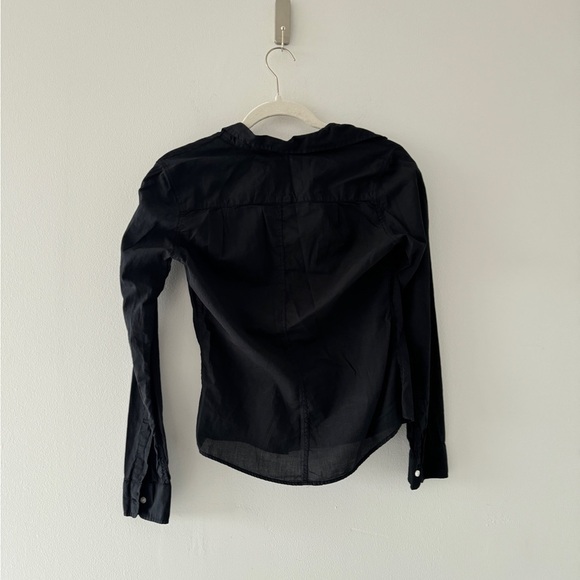 FRANK & EILEEN NWT Barry Black Button Up XXS - Picture 6 of 6